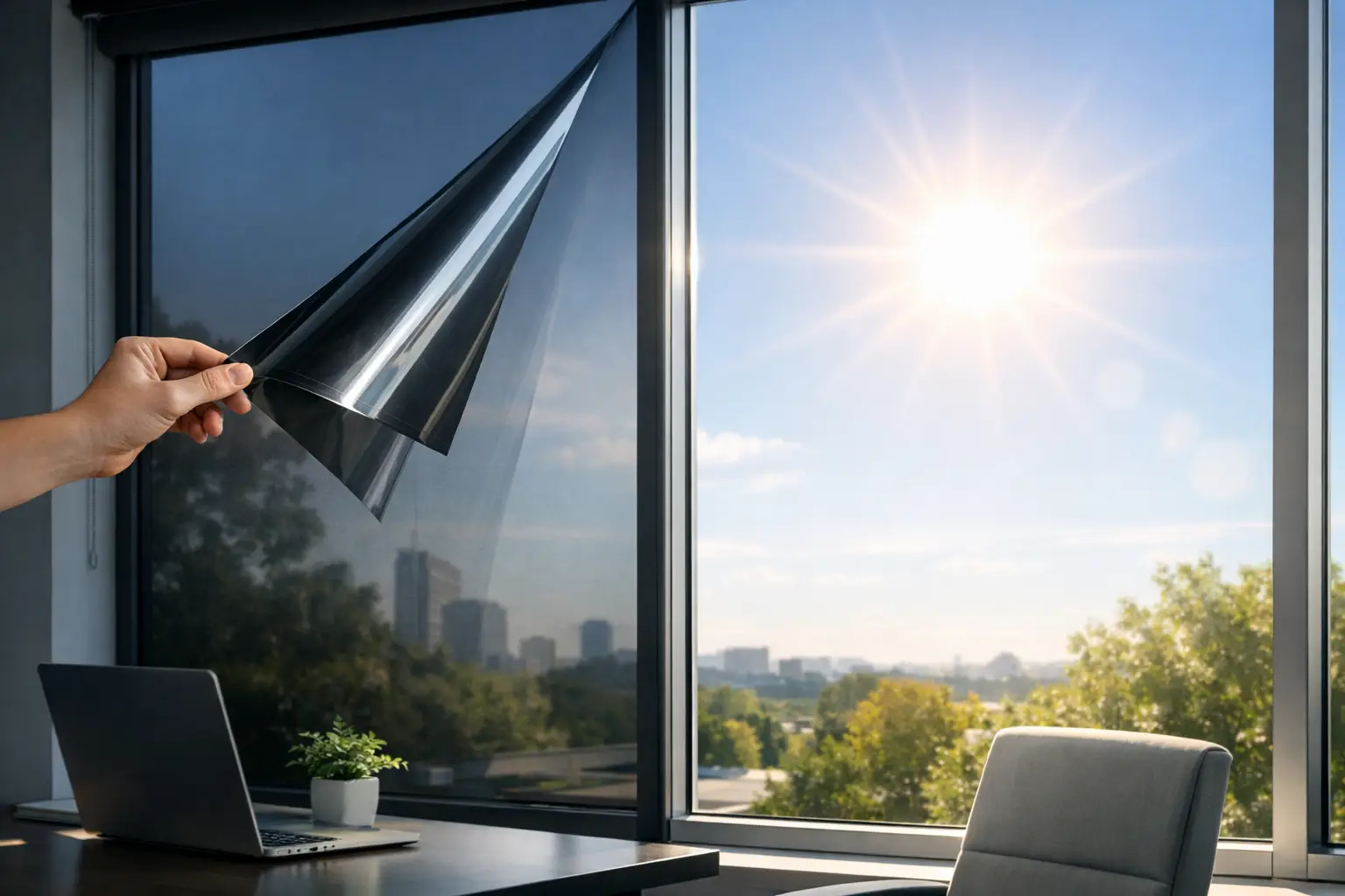 Protection des vitres contre le soleil