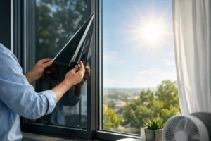 Réduire chaleur derrière une vitre efficacement