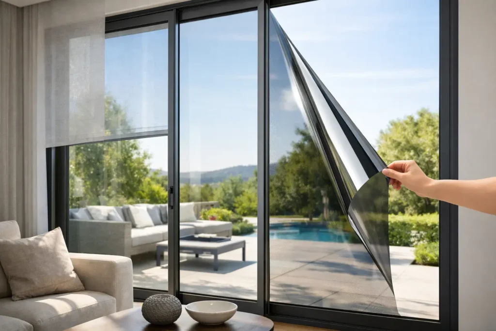 Protection solaire pour baies vitrées efficace