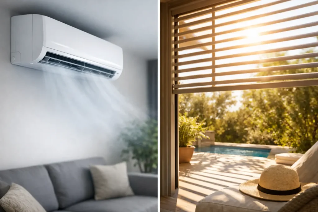Climatisation ou barrière solaire : que choisir ?